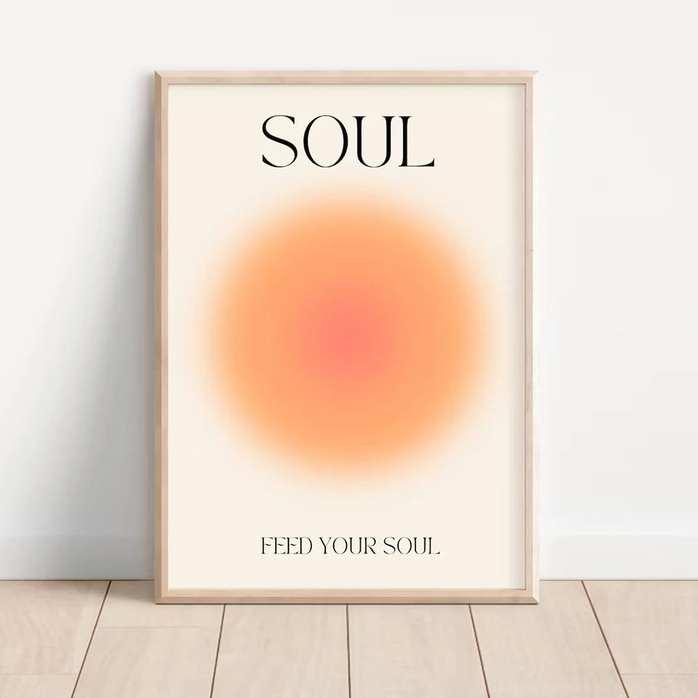 Holistic Mind Body Soul Wall Decor